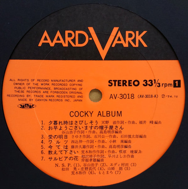Cocky Album