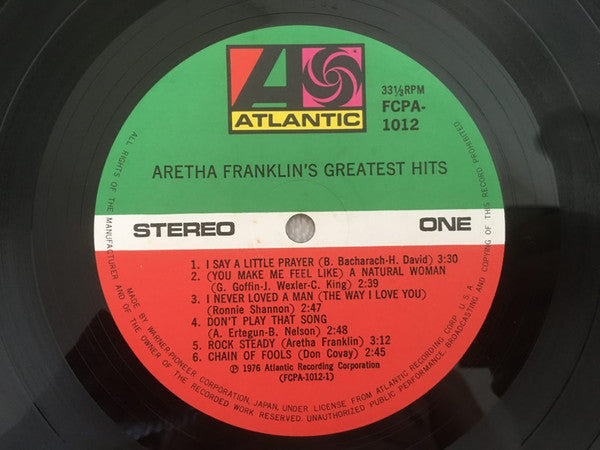 Aretha Franklin's Greatest Hits