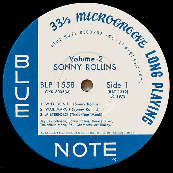Sonny Rollins Vol. 2