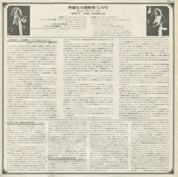 Mott The Hoople Live
