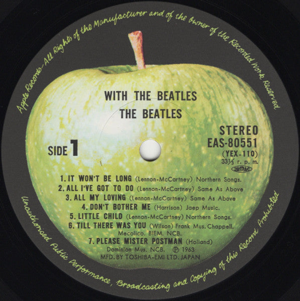 With The Beatles = ウィズ・ザ・ビートルズ(これがビートルズ Vol. 2)