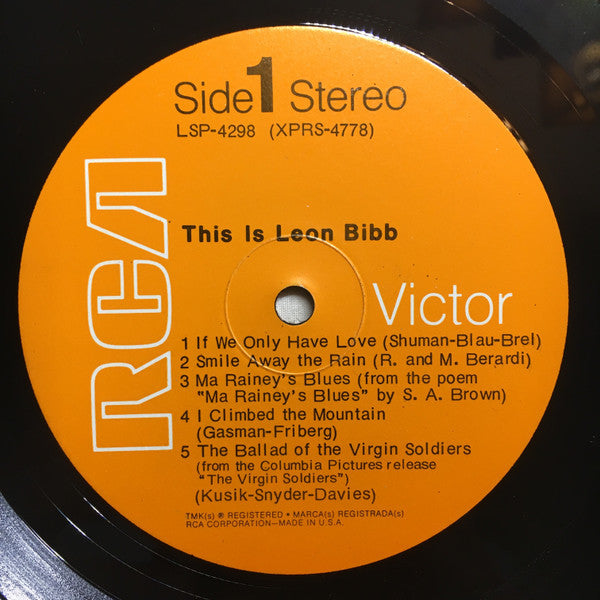 This Is Leon Bibb