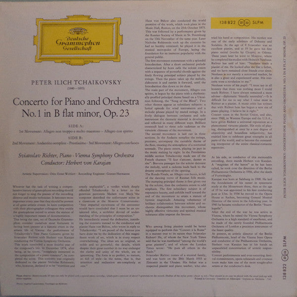 Piano Concerto No. 1, B Flat Minor