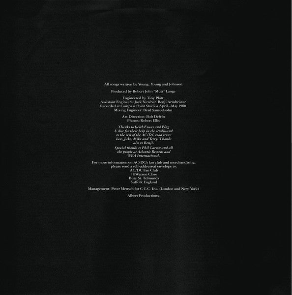 Back In Black