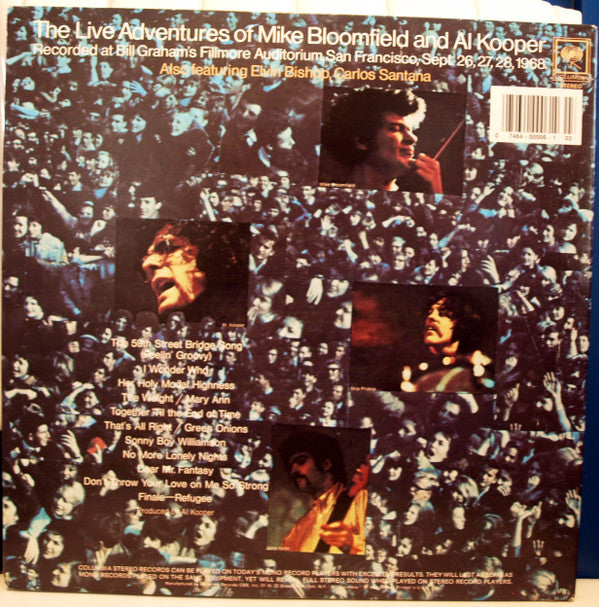 The Live Adventures Of Mike Bloomfield And Al Kooper