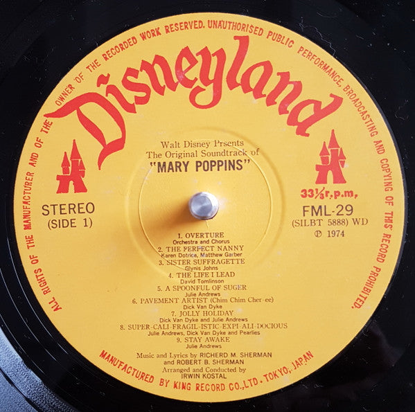 Walt Disney's Mary Poppins (The Original Soundtrack Of)