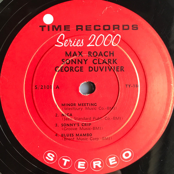 Max Roach, Sonny Clark, George Duvivier