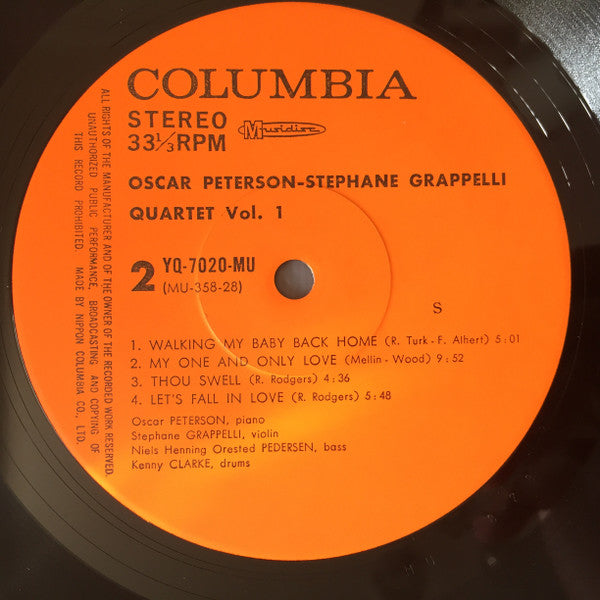 Oscar Peterson - Stéphane Grappelli Quartet Vol. 1