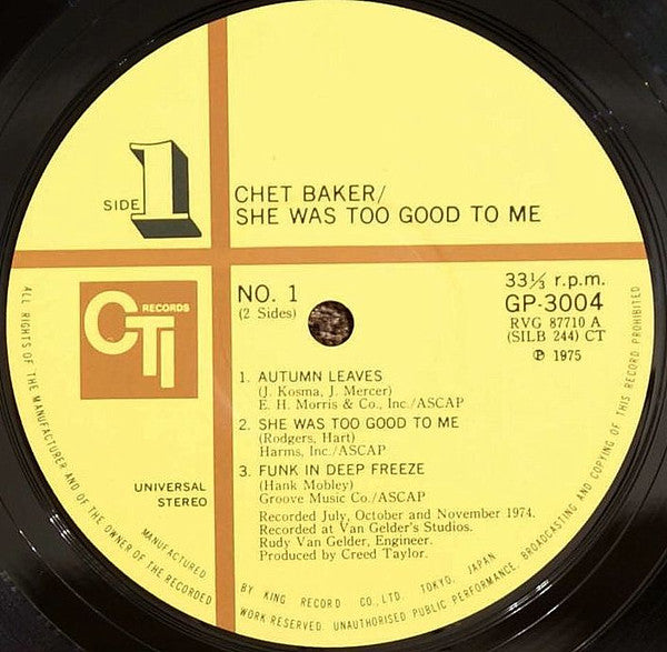 She Was Too Good To Me = 枯葉