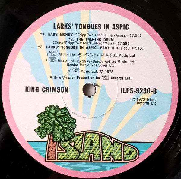 Larks' Tongues In Aspic