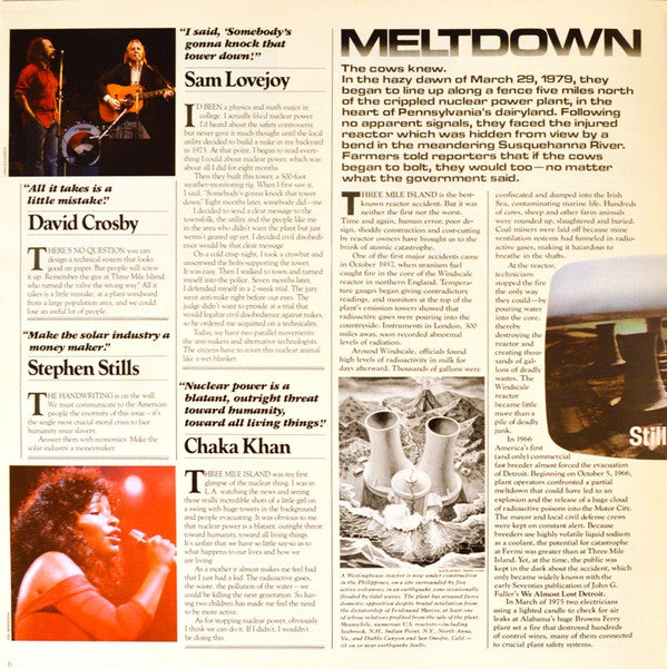 No Nukes - From The Muse Concerts For A Non-Nuclear Future - Madison Square Garden - September 19-23, 1979