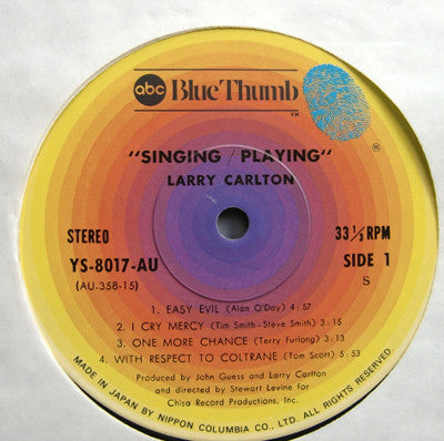 Singing / Playing