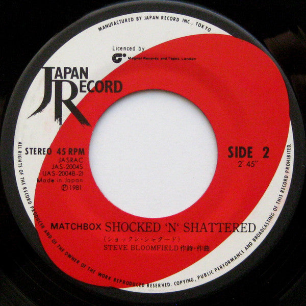 I'm A Lover Man / Shocked 'N Shattered