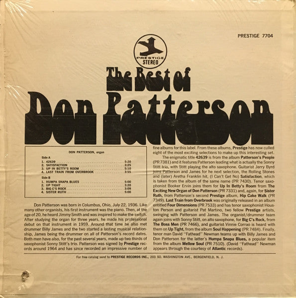 The Best Of Don Patterson