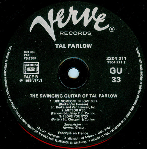 The Swinging Guitar Of Tal Farlow