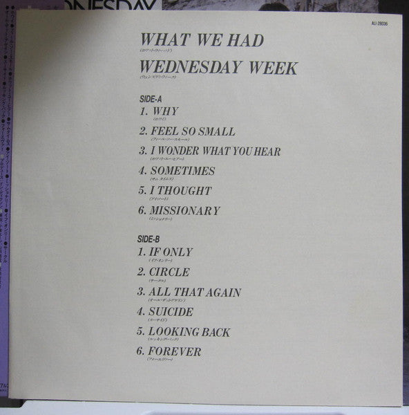What We Had
