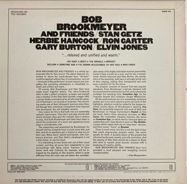 Bob Brookmeyer And Friends
