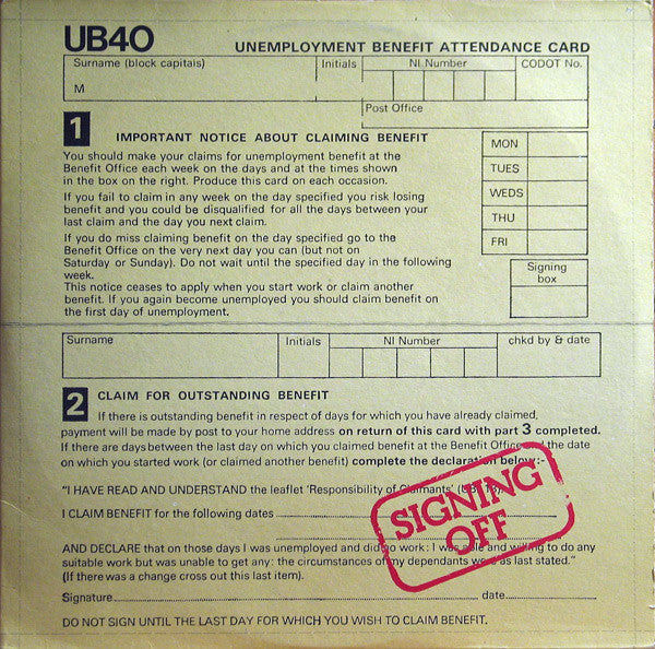 Release: Signing Off-Vinyl, Vinyl-Portugal-1980-GRADLP 2, GRAD LP 2-2201336