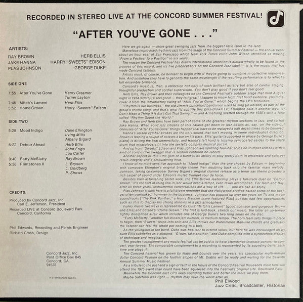 After You've Gone