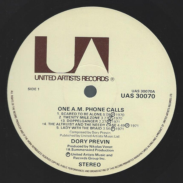 One A.M. Phonecalls