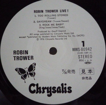Robin Trower Live!