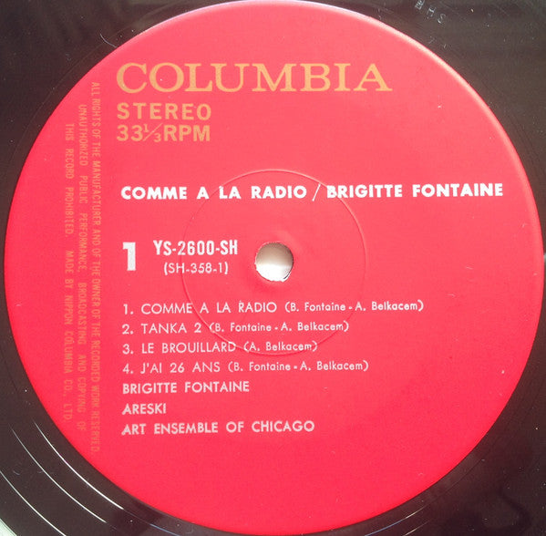 Comme À La Radio = ラジオのように