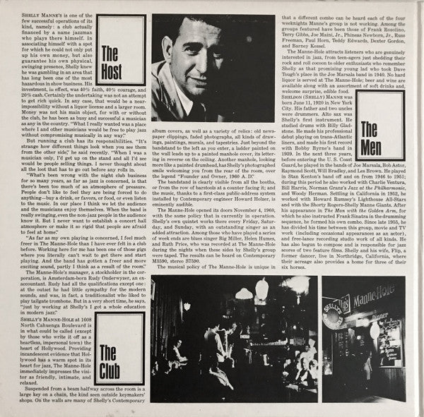 Live! Shelly Manne & His Men At The Manne Hole