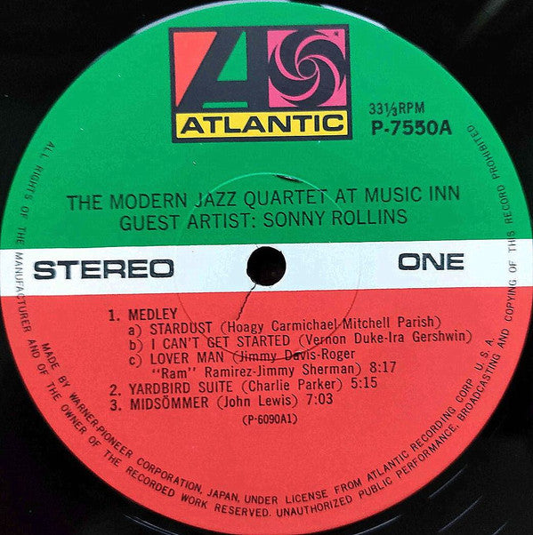 The Modern Jazz Quartet At Music Inn — Volume 2