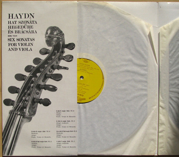 Haydn. Six Sonatas For Violin And Viola. HOB. VI: 1-6 / Mozart. Two Duos For Violin And Viola. K.423 And 424