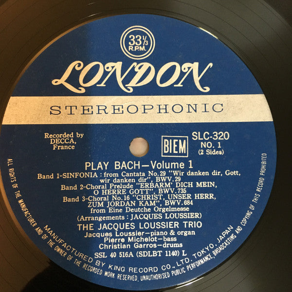 Play Bach Vol.1