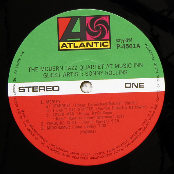 The Modern Jazz Quartet At Music Inn — Volume 2