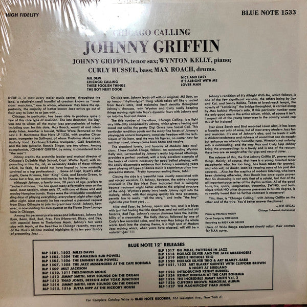 Introducing Johnny Griffin