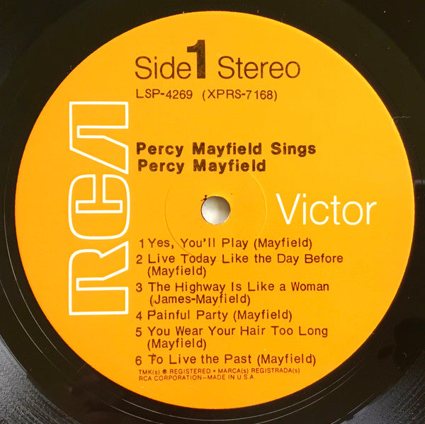 Sings Percy Mayfield