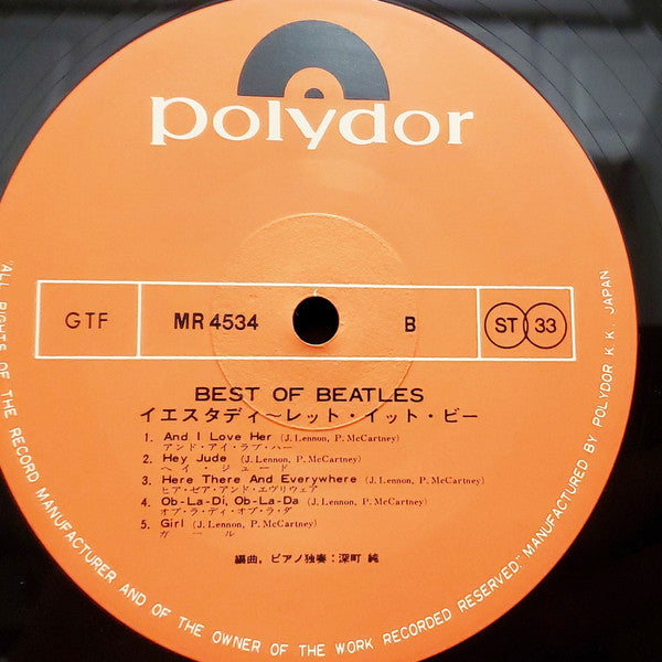 Piano Solo Best Of Beatles
