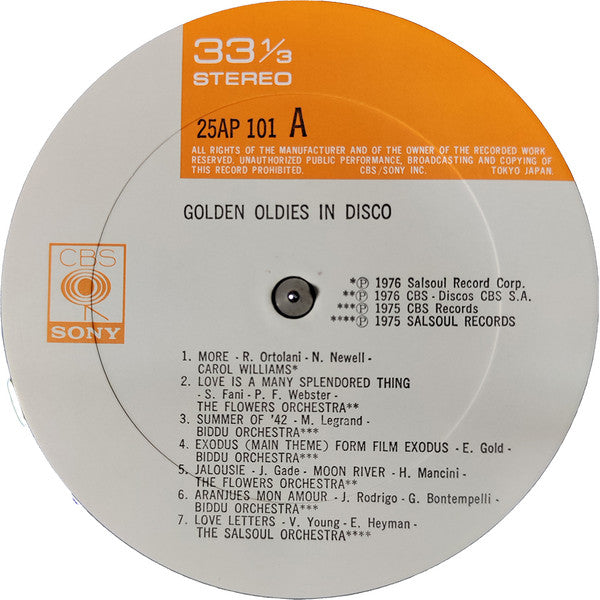 Golden Oldies In Disco