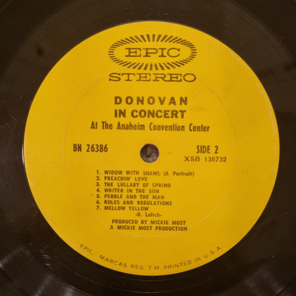 Donovan In Concert