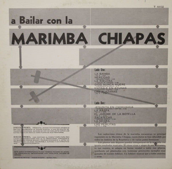 A Bailar Con La Marimba Chiapas