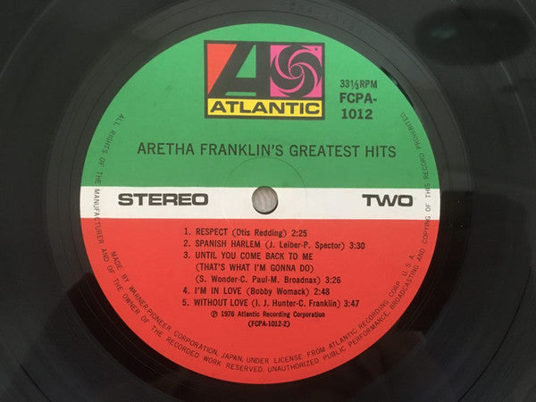 Aretha Franklin's Greatest Hits