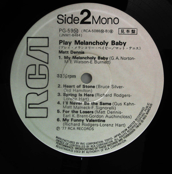 Play Melancholy Baby