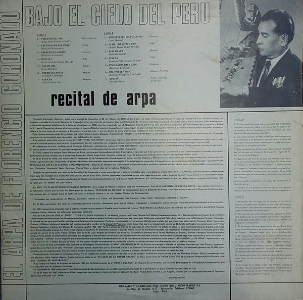 El Arpa De Florencio Coronado - Bajo El Cielo Del Peru