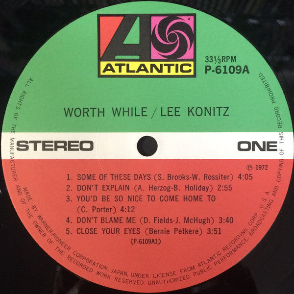 Worth While Konitz