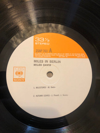 Miles In Berlin
