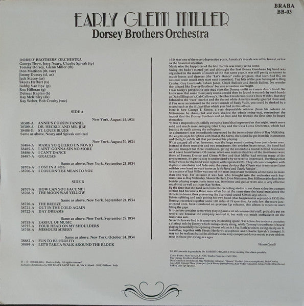 Early Glenn Miller