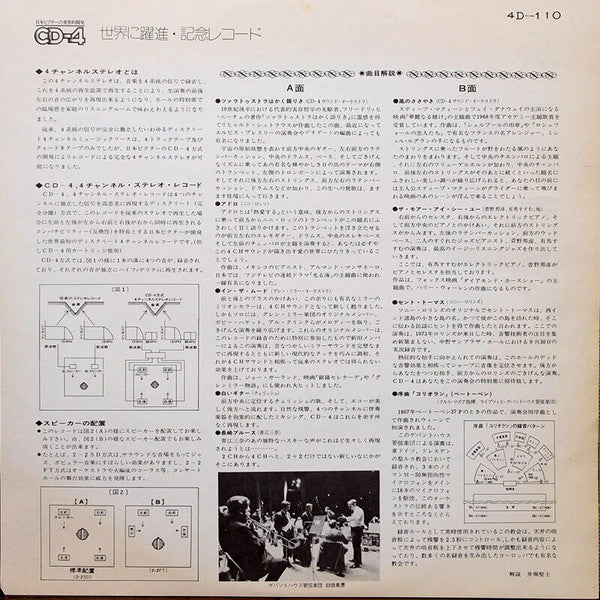 A Special Victor CD-4 Record Gift = CD-4 世界に躍進記念レコード