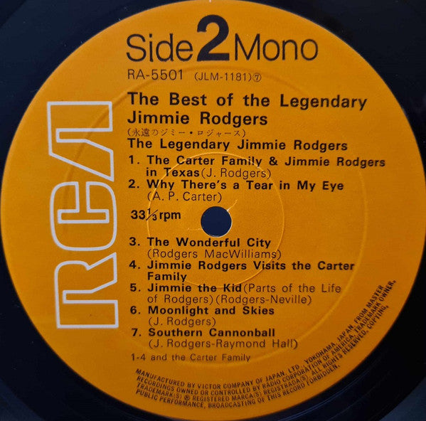 The Best Of The Legendary Jimmie Rodgers