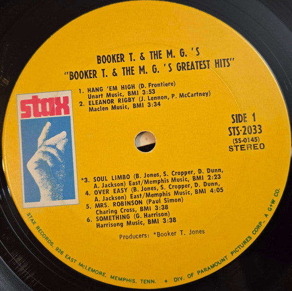 Booker T. & The M.G.'s Greatest Hits