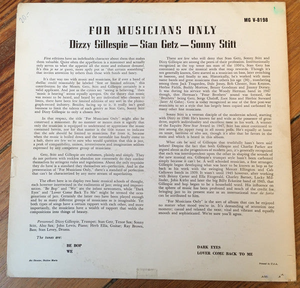 For Musicians Only