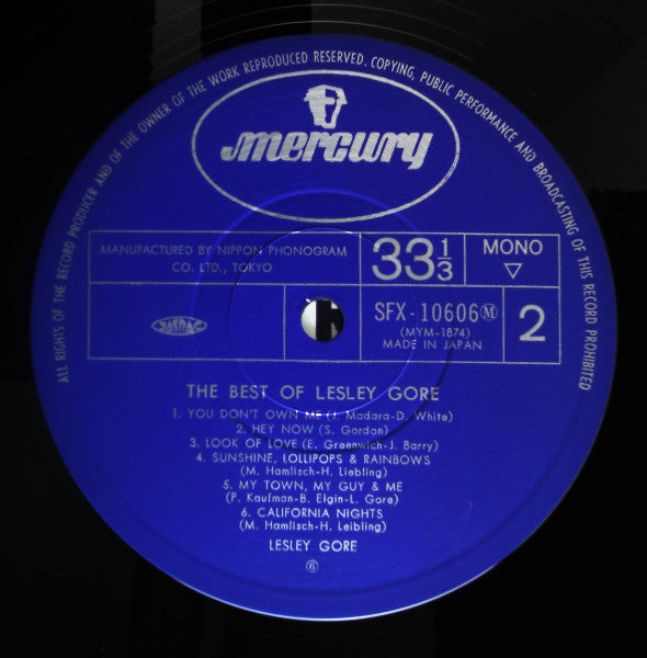 The Best Of Lesley Gore - Rock'n'Roll Collection Vol. 4