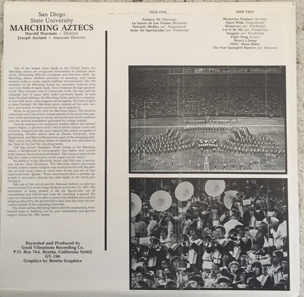 1981 San Diego State University Marching Aztecs