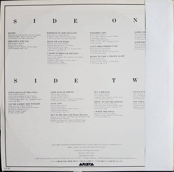 The Manilow Collection / Twenty Classic Hits